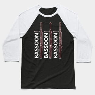 Bassoon x 3 Baseball T-Shirt